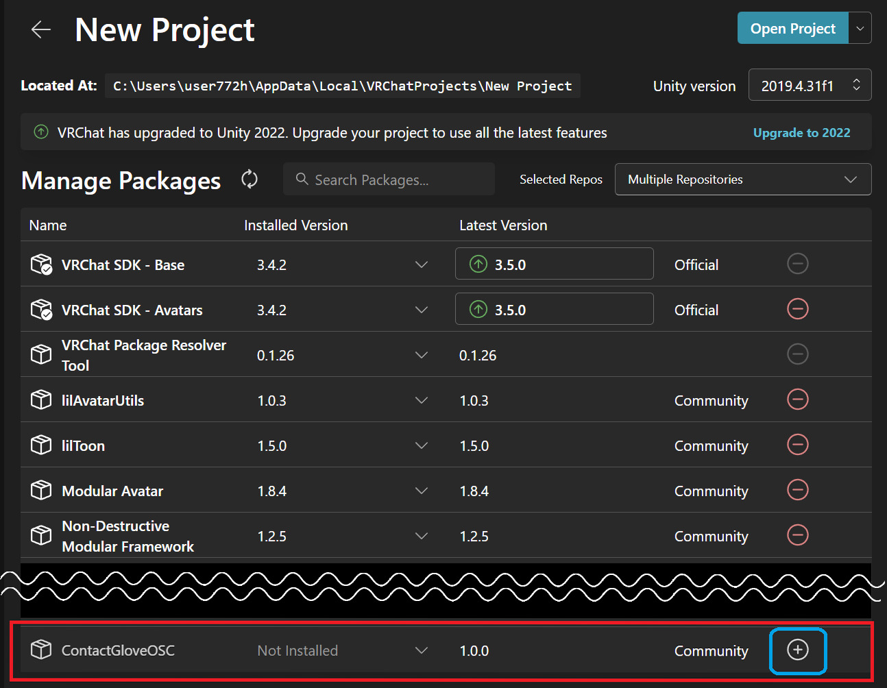 Manage Packages